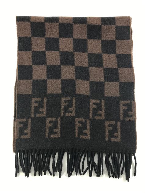 fendi monster wool scarf|Fendi vintage scarf.